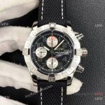 Grade AAA Copy Breitling Avenger II Chronograph Asian 7750 Watch Black Military Strap